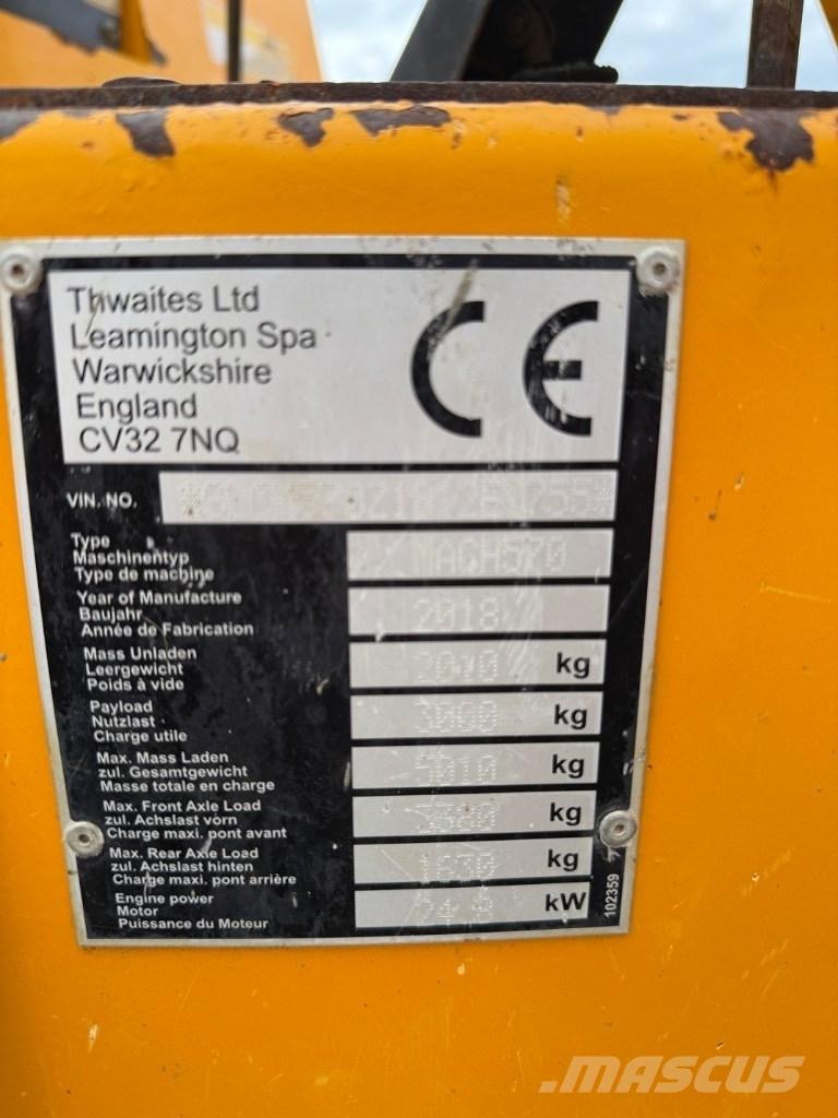 Thwaites 3 ton Damperi za gradilište