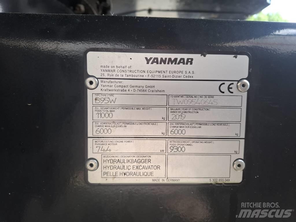 Yanmar B 95 W Bageri točkaši