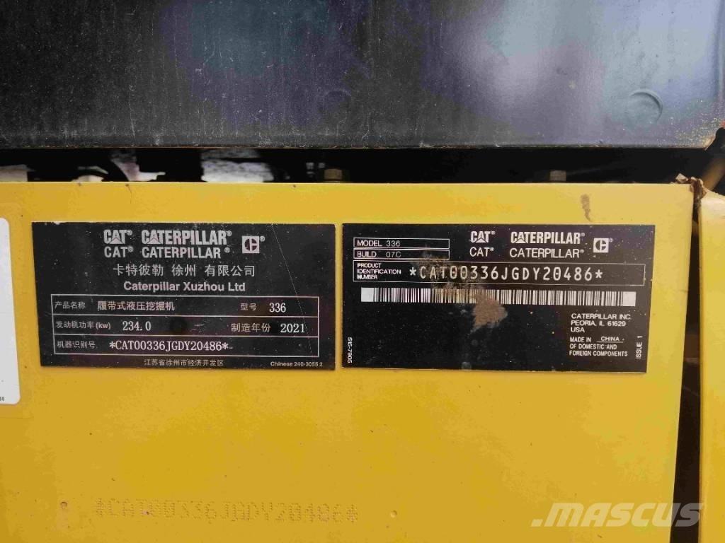 CAT 2020 CAT 336 Bageri guseničari