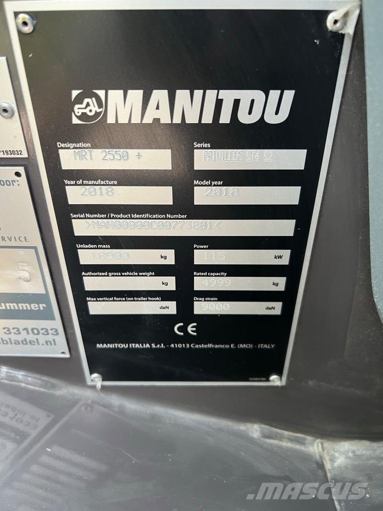 Manitou Mrt 2550 Teleskopski viljuškari