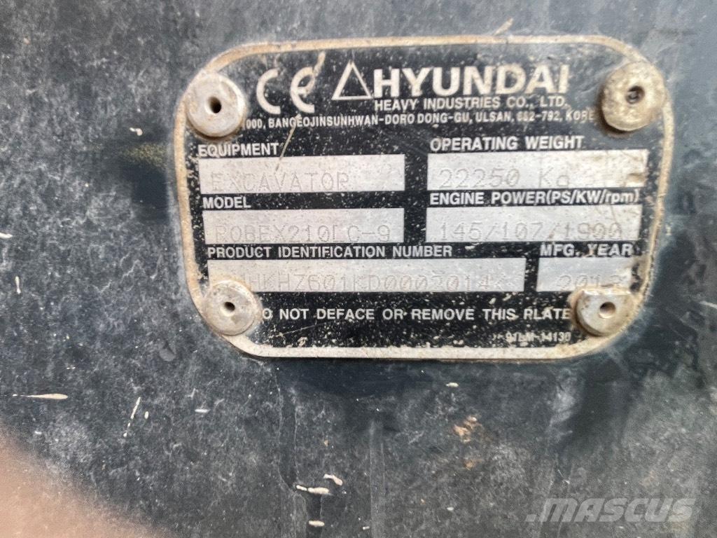 Hyundai 210-9 Bageri guseničari