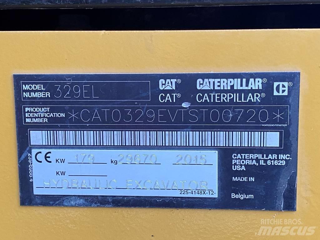 CAT 329 EL Bageri guseničari