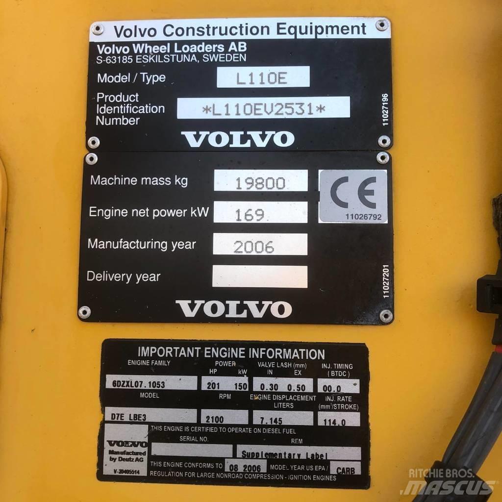 Volvo L 110 E Utovarivači na točkove