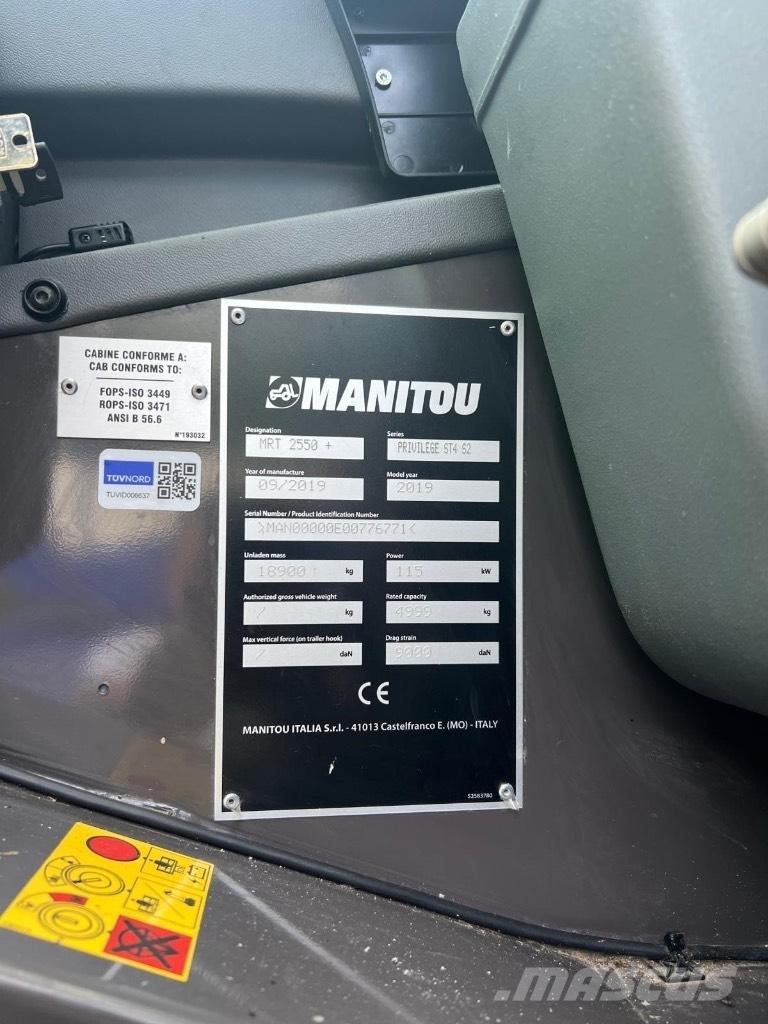 Manitou MRT 2550 Teleskopski viljuškari