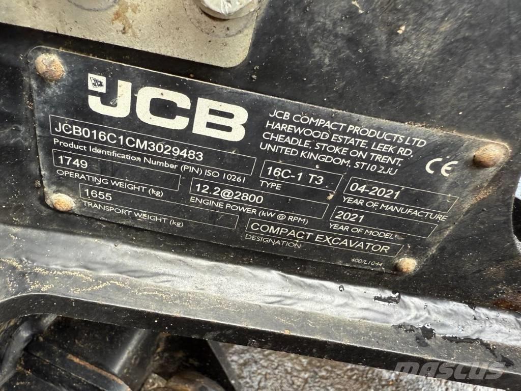JCB 16 C-1 Mini bageri < 7t