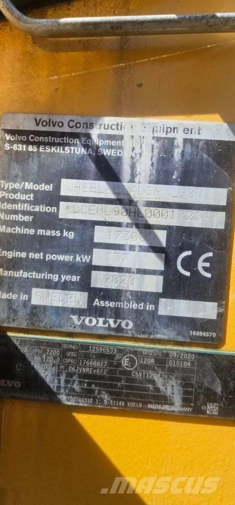 Volvo L 90 H Utovarivači na točkove