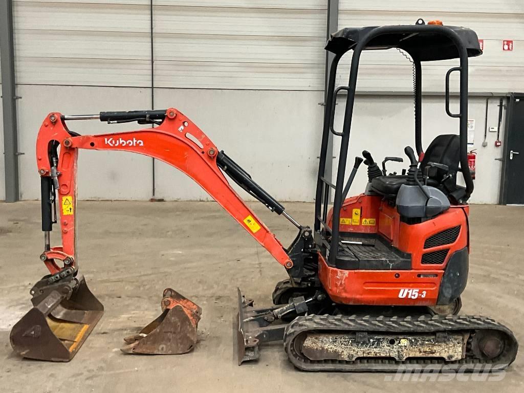 Kubota U 15-3 Mini bageri < 7t