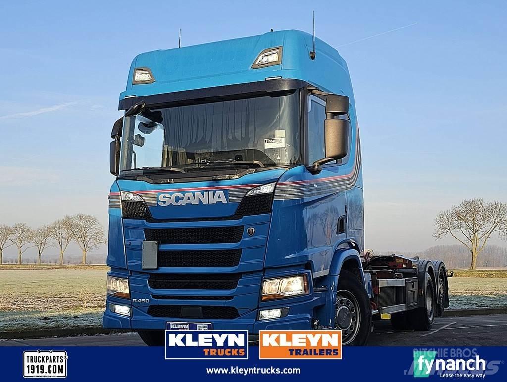 Scania R450 6x2*4 Rol kiper kamioni sa kukom za podizanje tereta