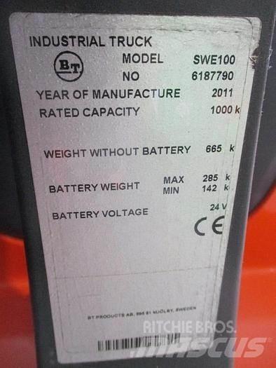 BT SWE 100 Ručni električni viljuškar