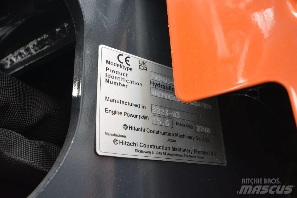 Hitachi ZX 26 U-6 Mini bageri < 7t