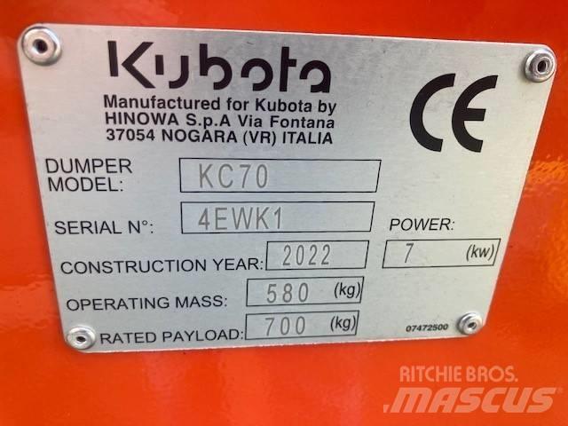 Kubota KC 70 H-4 Damperi za gradilište