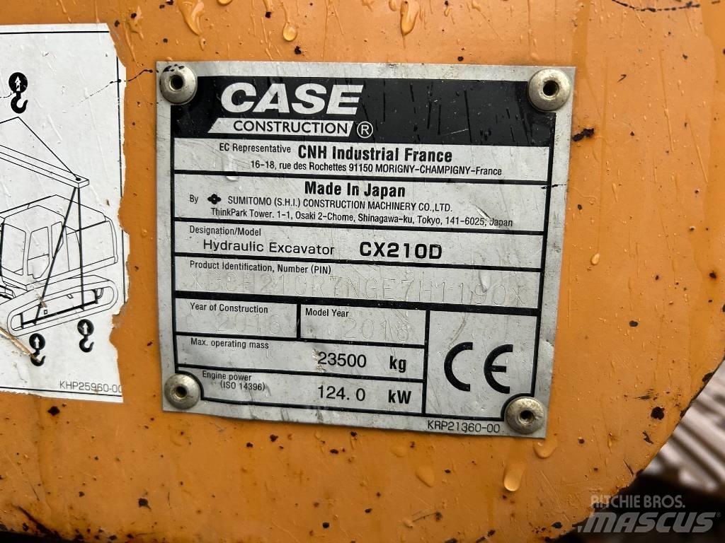 CASE CX 210 D Bageri guseničari