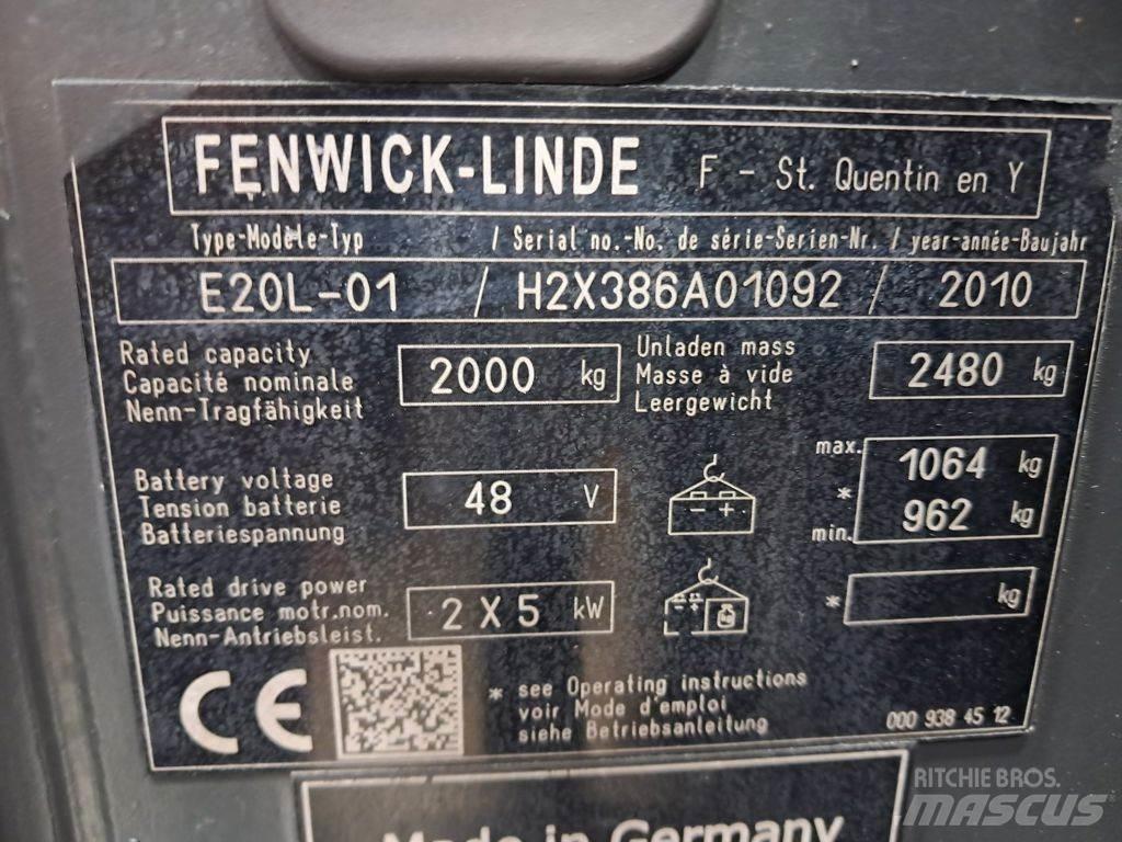 Linde E20L-01 Viljuškari - ostalo