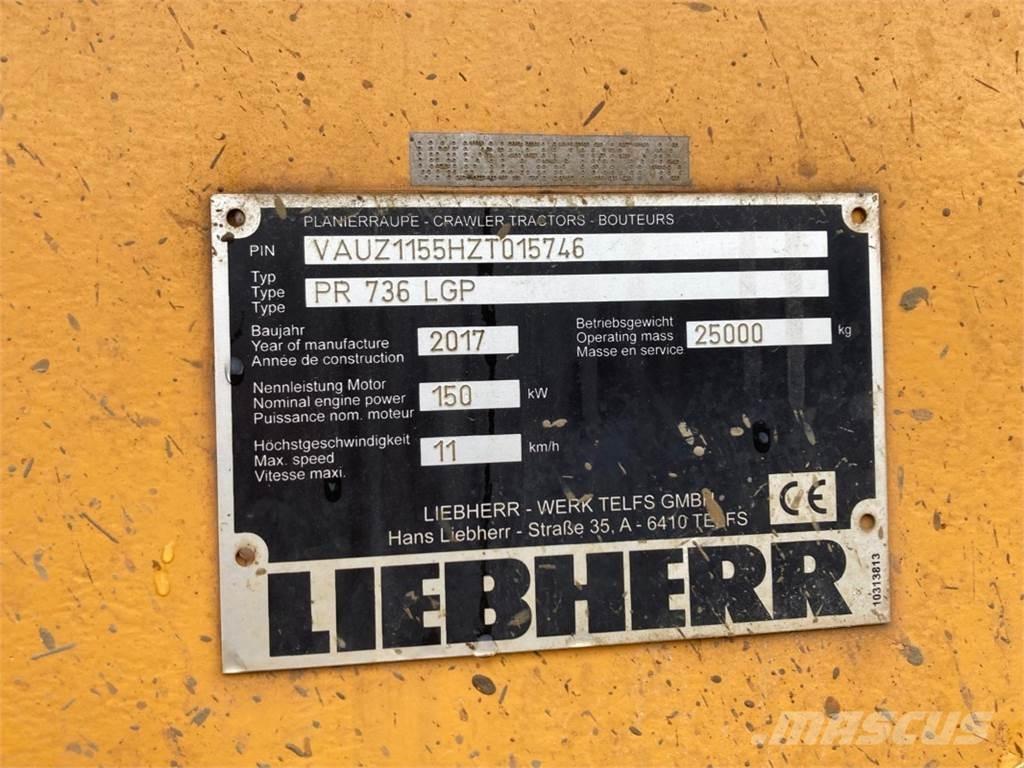 Liebherr PR736 LGP Buldožeri guseničari