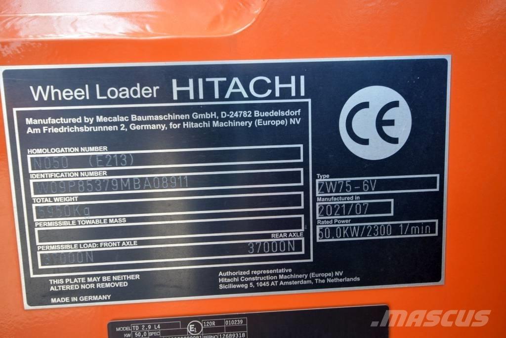 Hitachi ZW 75-6 Utovarivači na točkove