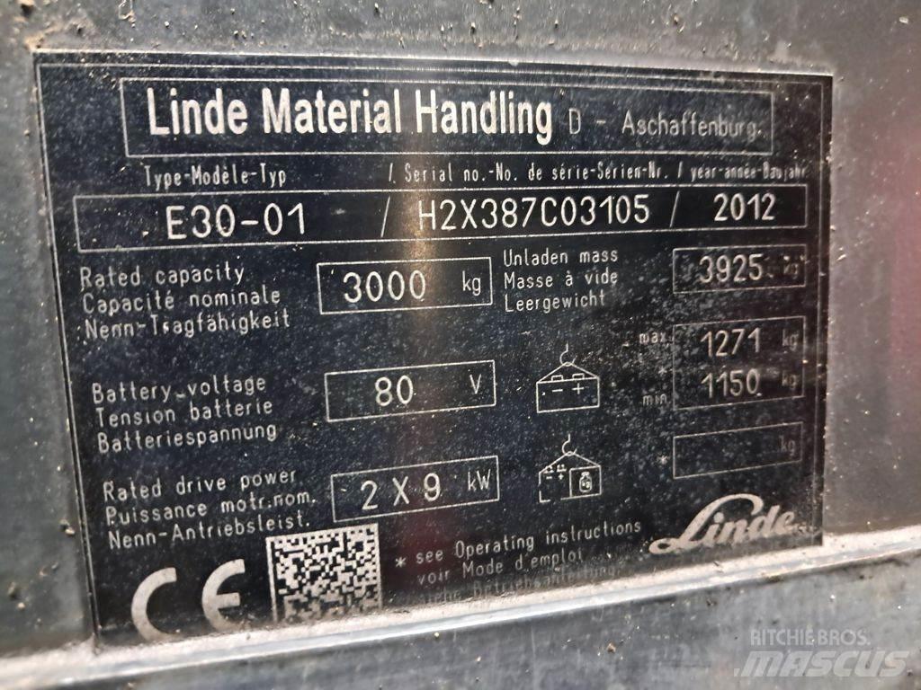 Linde E30-01 Električni viljuškari