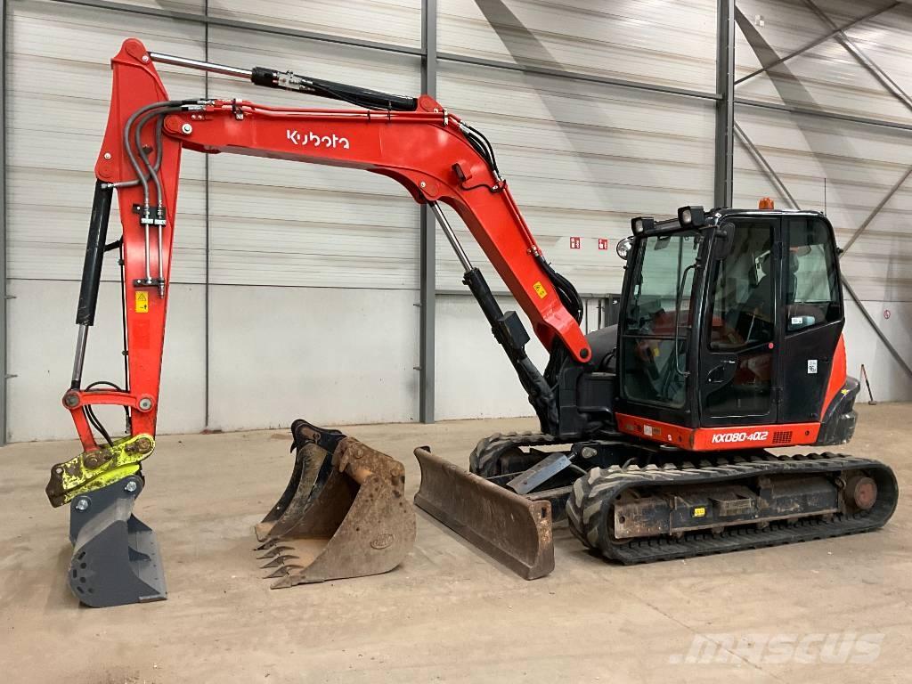 Kubota KX 080-4 A 2 Midi bageri 7t – 12t