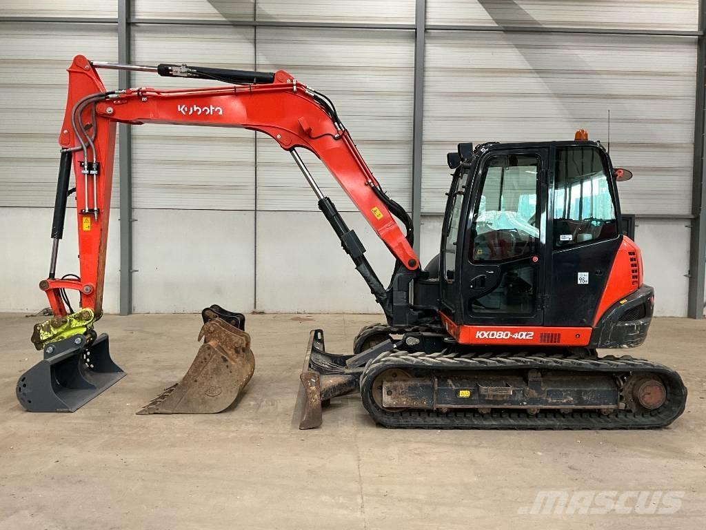 Kubota KX 080-4 A 2 Midi bageri 7t – 12t