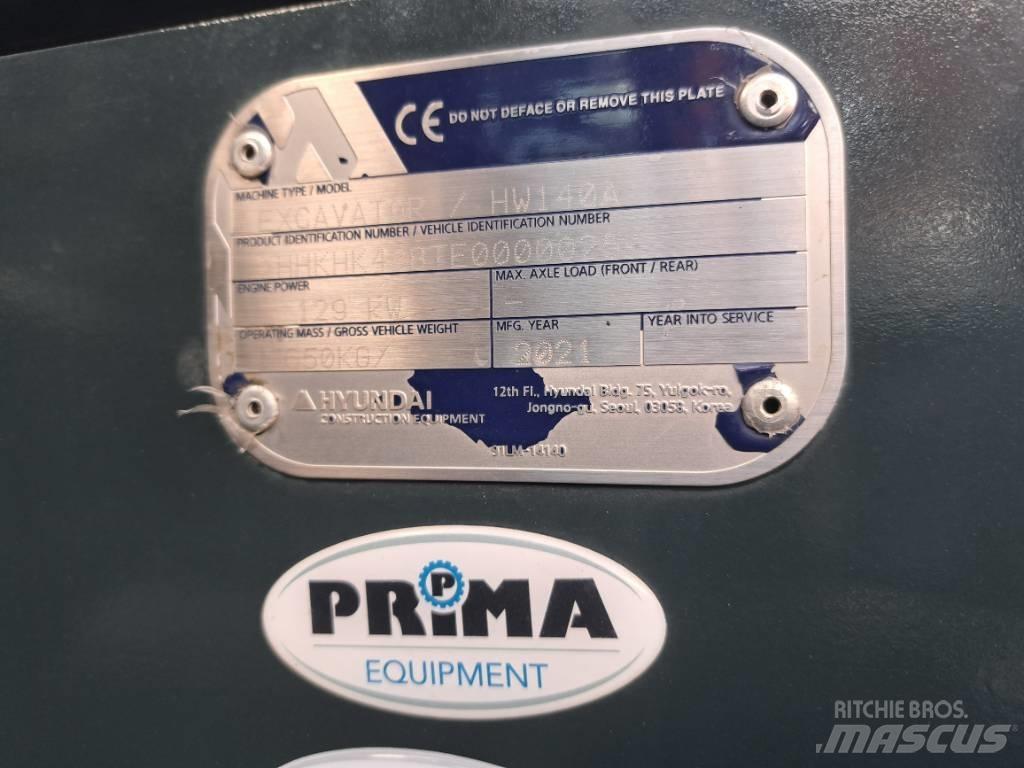 Hyundai HW140A Bageri točkaši