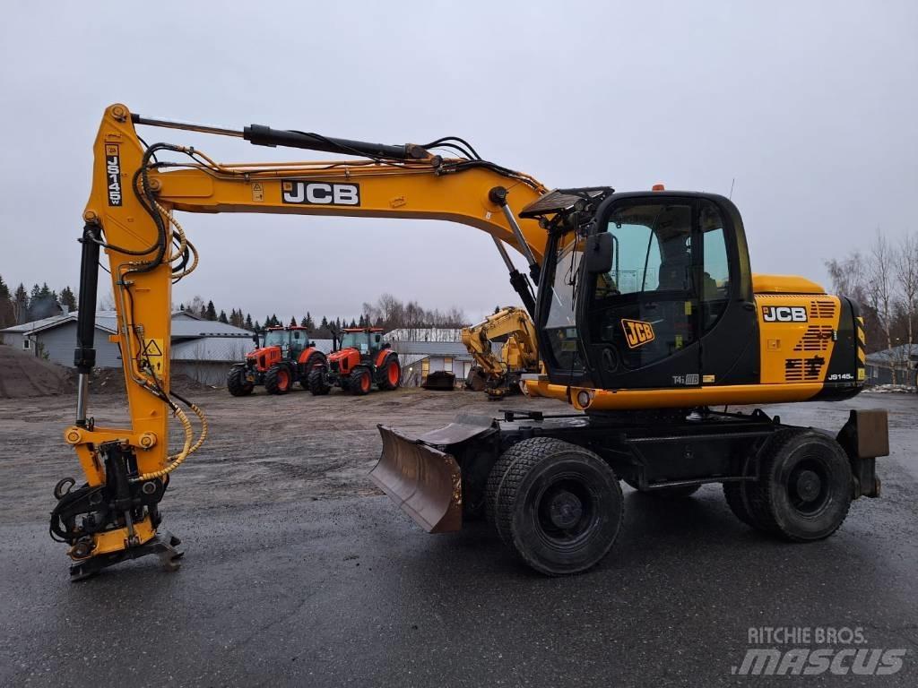 JCB JS 145 W Bageri točkaši