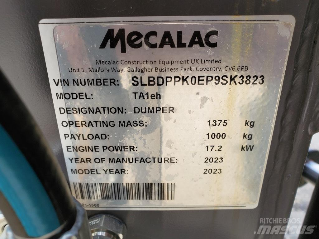 Mecalac TA1EH Damperi za gradilište
