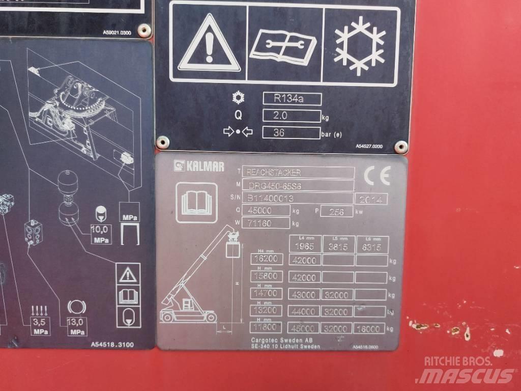 Kalmar DRG450-65S6 Dohvatni viljuškari