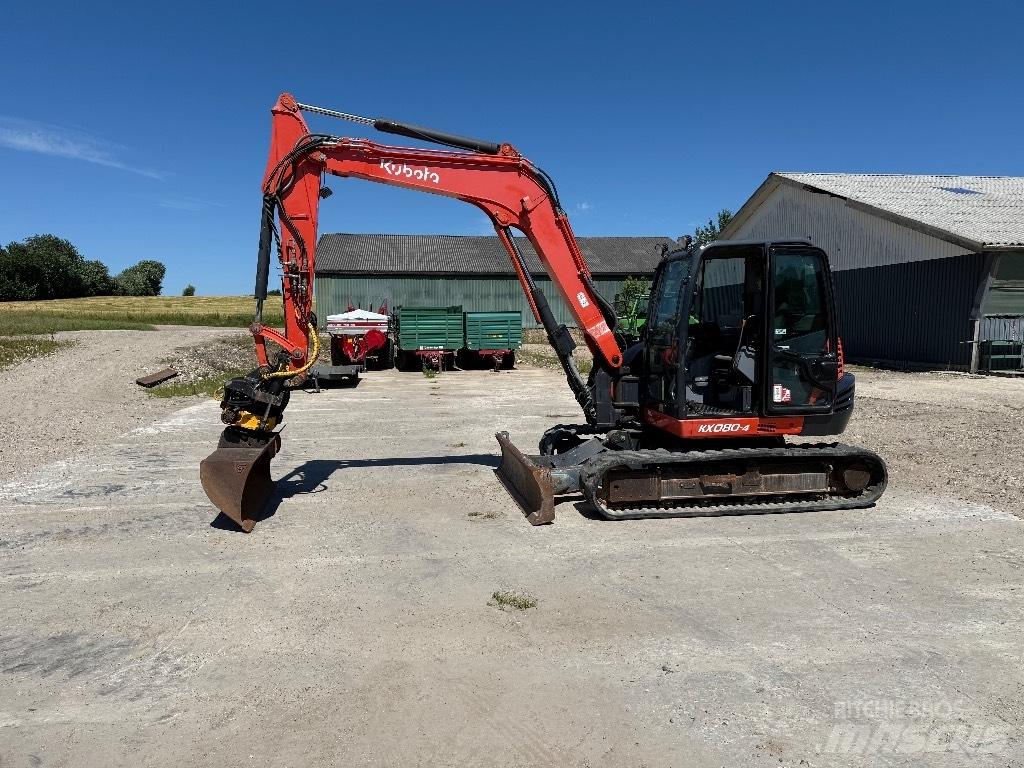 Kubota KX080-4 Midi bageri 7t – 12t