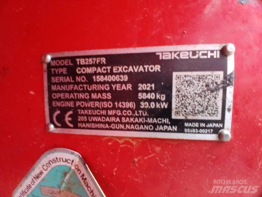 Takeuchi TB 257 FR Mini bageri < 7t