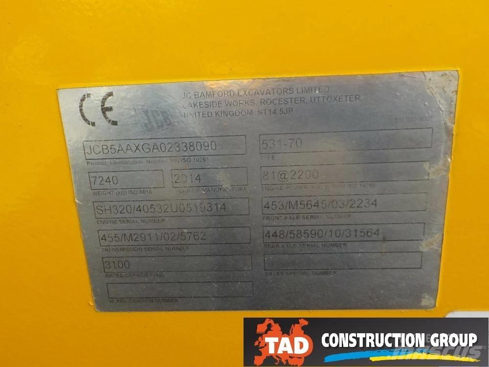 JCB 531-70 Teleskopski viljuškari