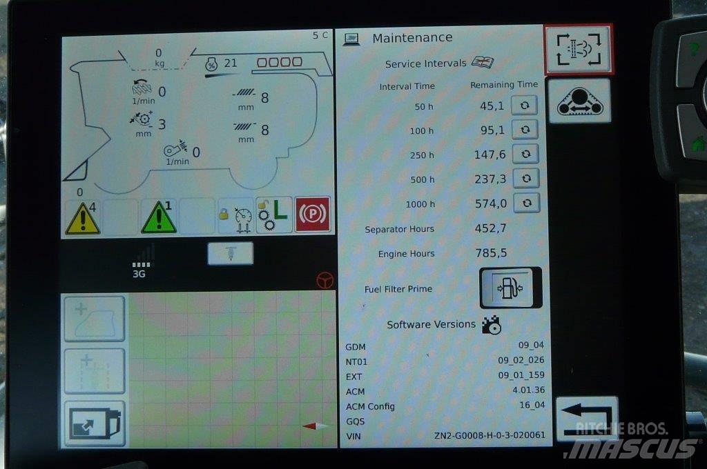 Fendt Ideal 8 Kombajni