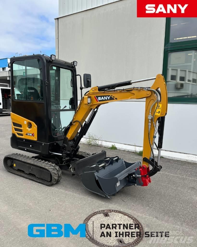 Sany SY 18 C Mini bageri < 7t