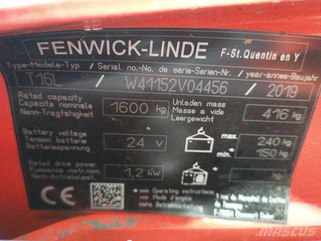 Linde T16L Nisko podizni električni viljuškar