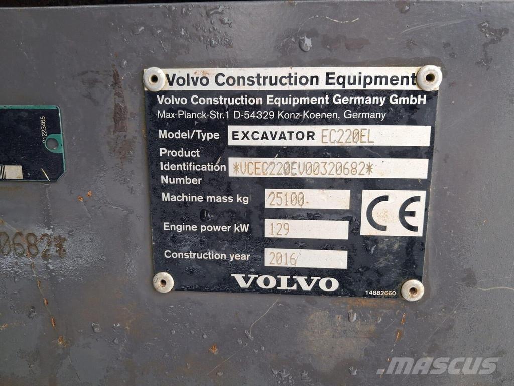 Volvo EC220E Bageri guseničari
