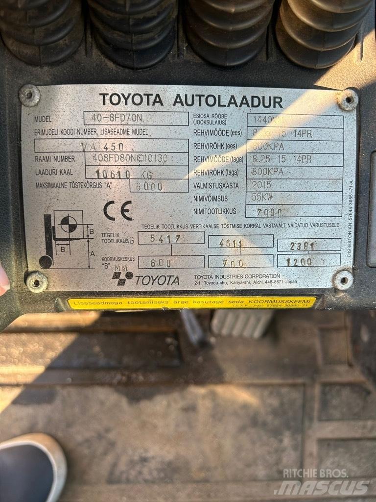 Toyota 40-8 FD 70 N Dizelski viljuškari