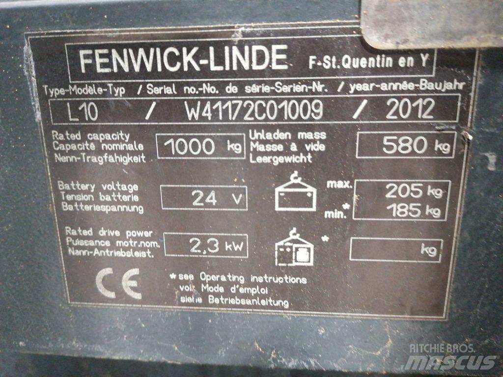 Linde L10 Ručni električni viljuškar