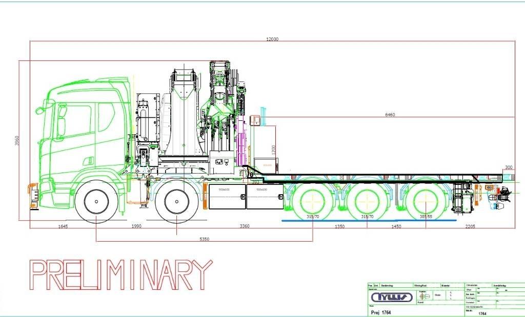 Scania R660 Kamioni sa kranom