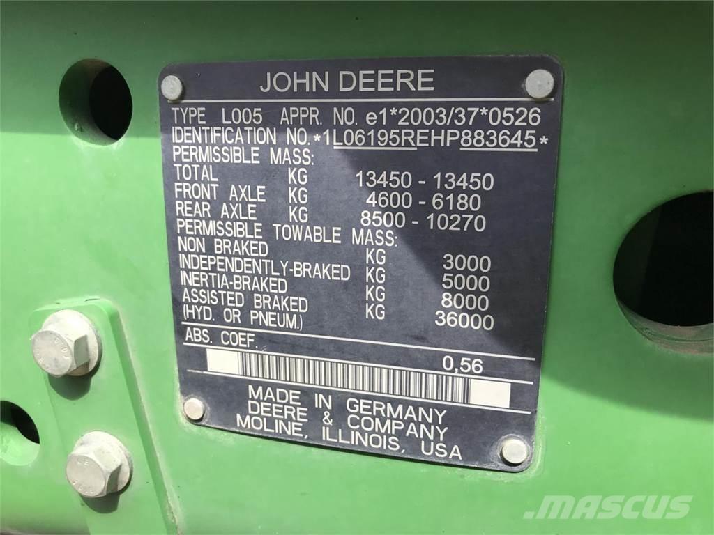 John Deere 6195R Traktori