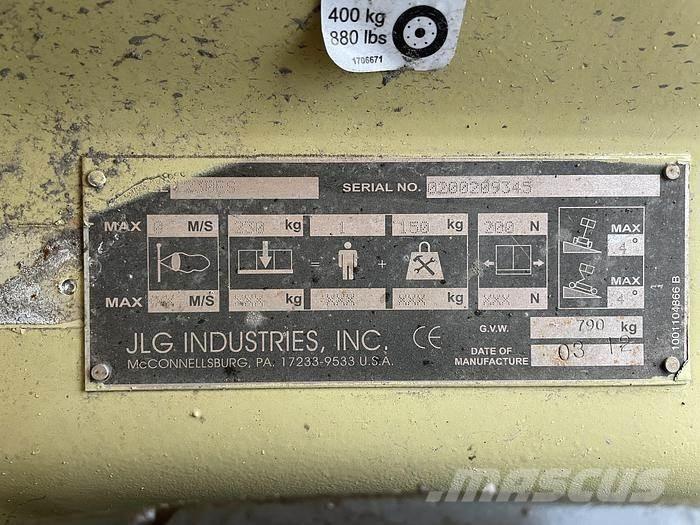 JLG 1230ES Makazaste platforme