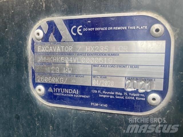 Hyundai HX 235 LCRD Bageri guseničari