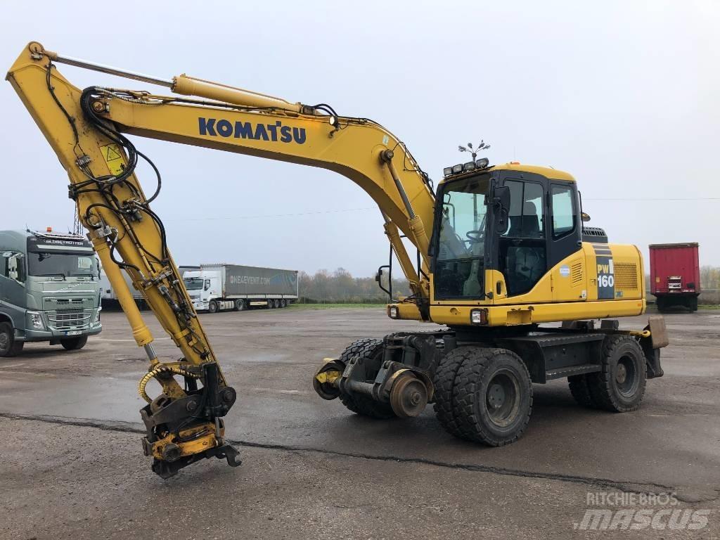 Komatsu PW160-7E0 Bageri točkaši