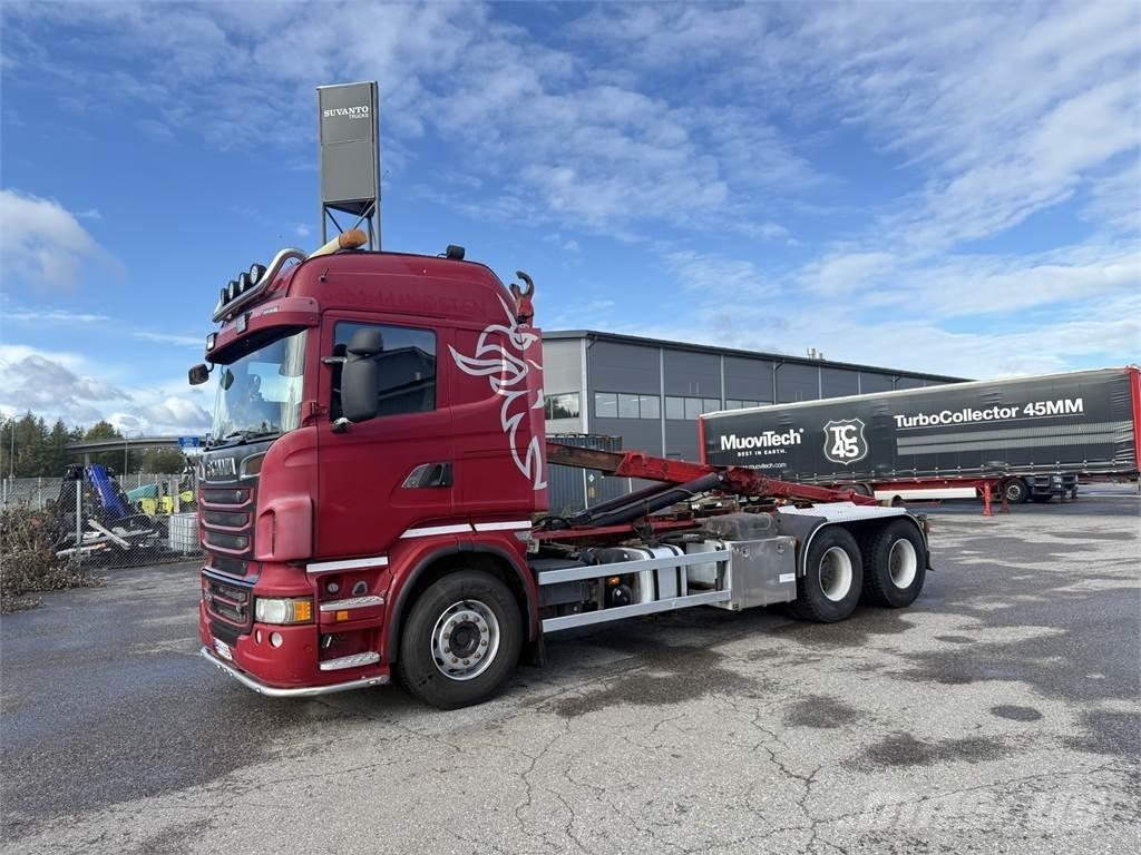 Scania R620 6X4 Rol kiper kamioni sa kukom za podizanje tereta