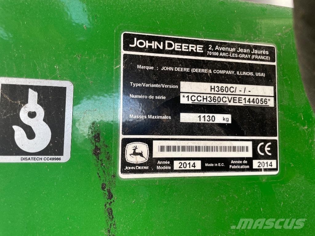 John Deere H 360 Prednji utovarivači i bageri