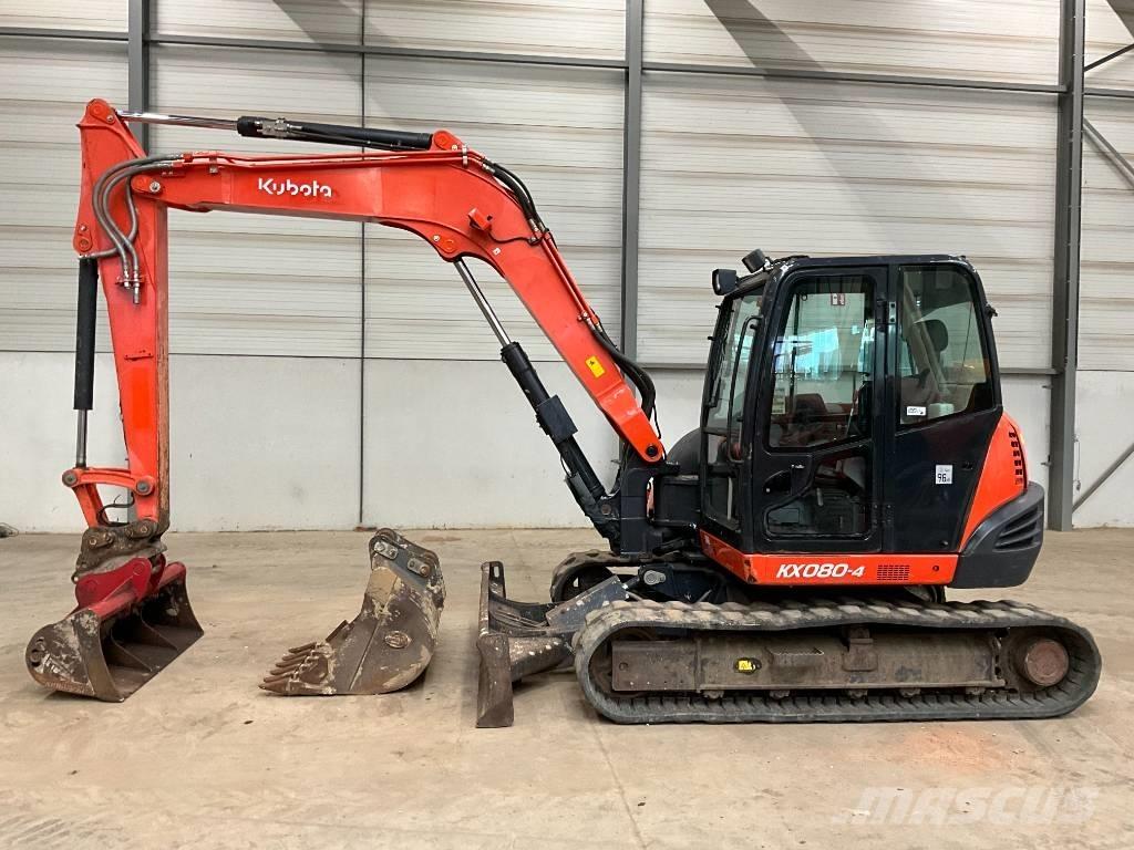 Kubota KX 080-4 Midi bageri 7t – 12t