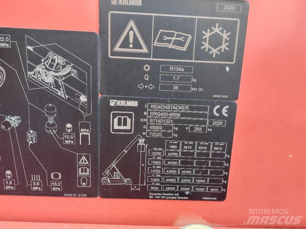 Kalmar DRG450-65S6 Dohvatni viljuškari