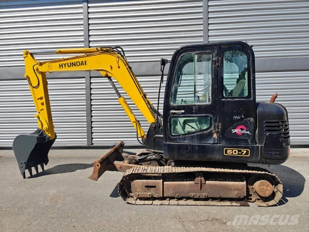 Hyundai R 60-7 Mini bageri < 7t