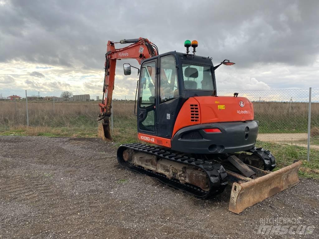 Kubota KX 080-4 Midi bageri 7t – 12t