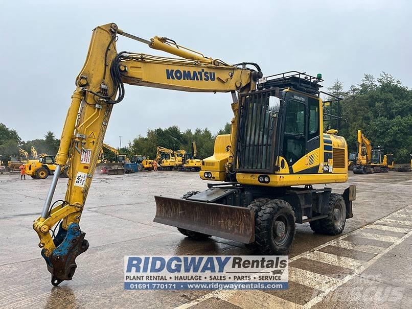 Komatsu PW 160 Bageri točkaši