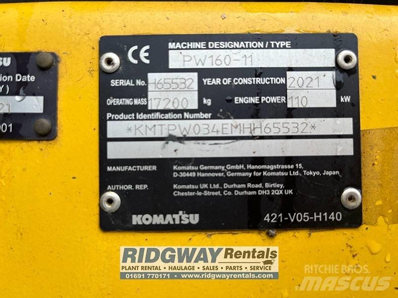 Komatsu PW 160 Bageri točkaši
