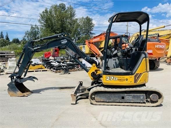 John Deere 27D Mini bageri < 7t