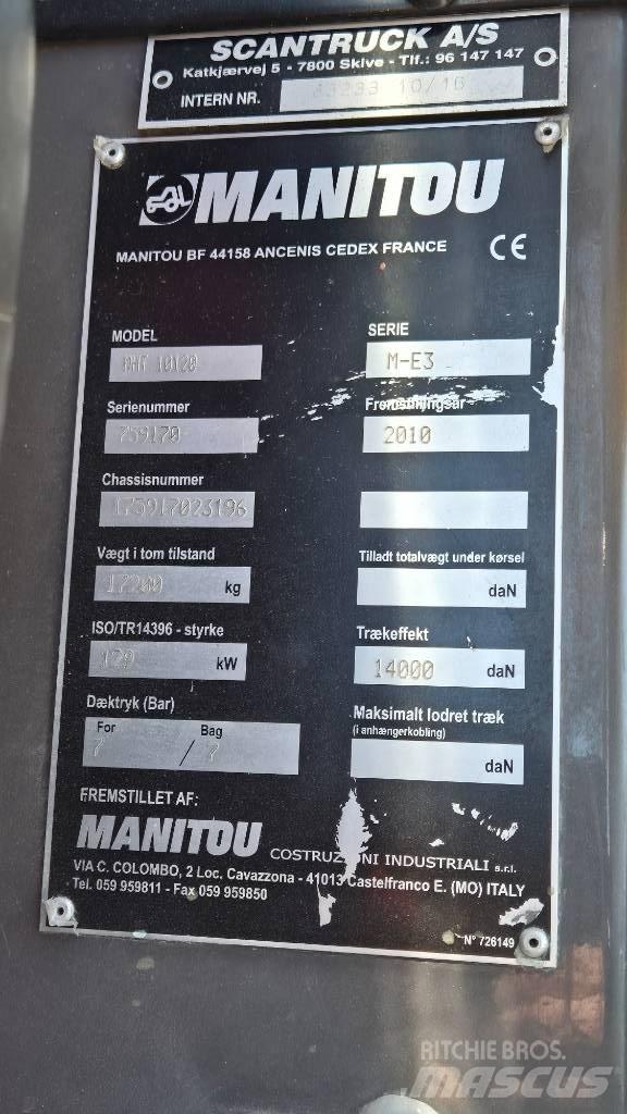 Manitou MHT 10120 Teleskopski viljuškari